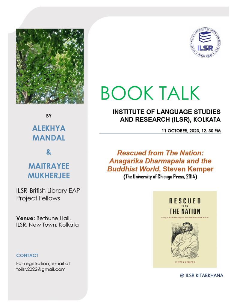Book Talk- Alekhya Mandal & Maitrayee Mukherjee