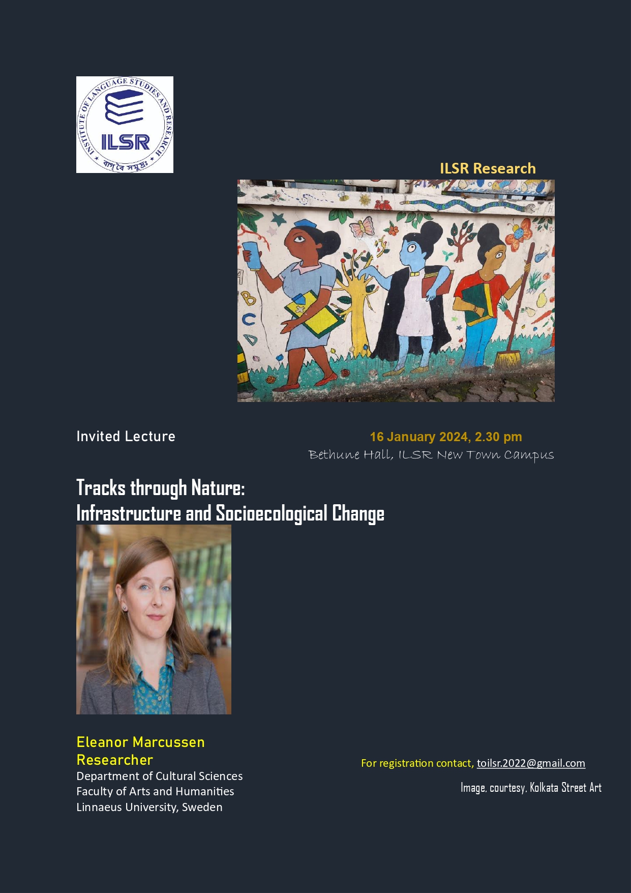 Tracks through Nature: Infrastructure and Socioecological Change - Eleanor Marcussen : 16 Jan 2024