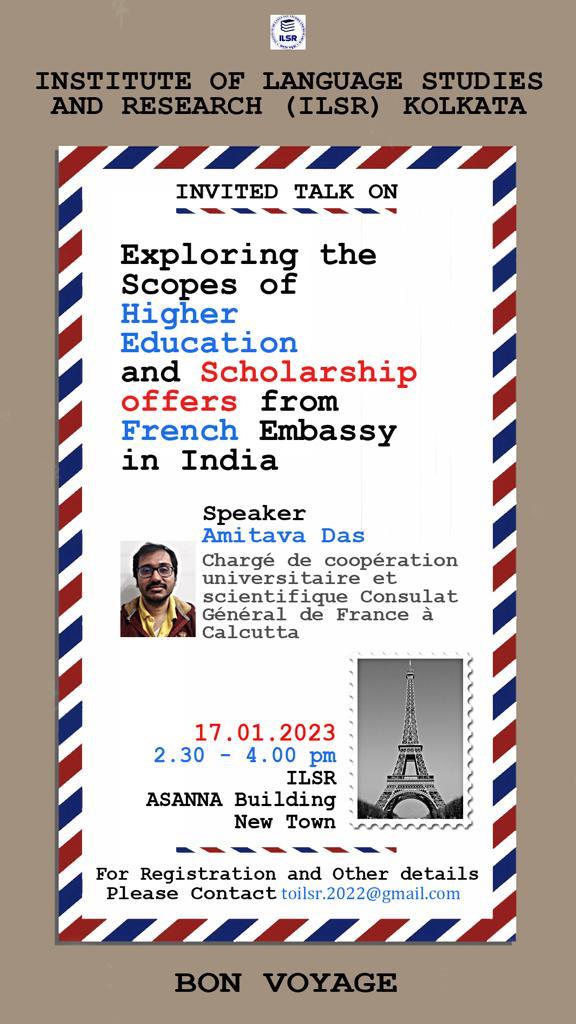 Exploring the Scope of Higher Education & Scholarship offers from French Embassy in India - 17 Jan, 2023