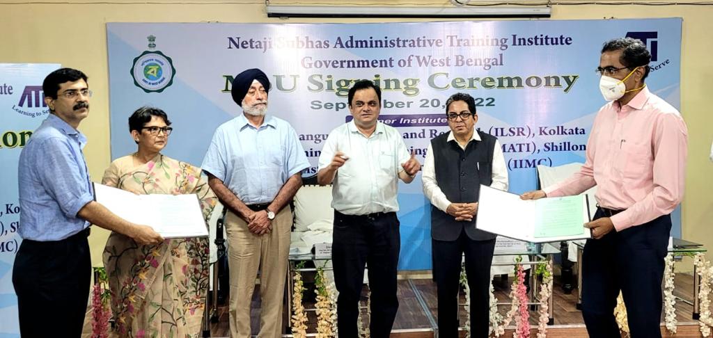 MoU Signing Ceremony - Netaji Subhas Administrative Training Institute, Govt. of West Bengal - <strong>Shri Bratya Basu, Hon'ble Minister In-Charge</strong>, Department of Higher Education & Department of School Education will grace the occasion as the Chief Guest - 20 Sep, 2022